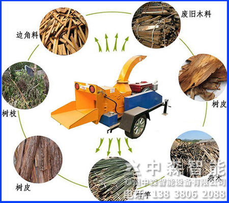 樹枝切碎機(jī)、大型園林切碎機(jī)、園林綠化粉碎機(jī)